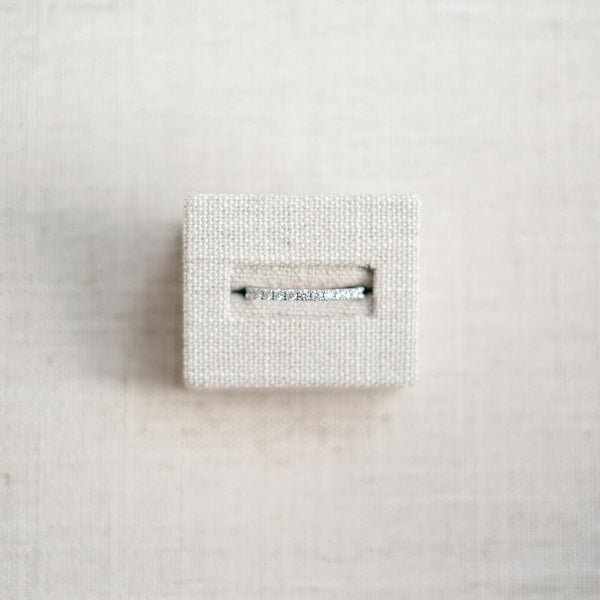 French Set Diamond Eternity Band
