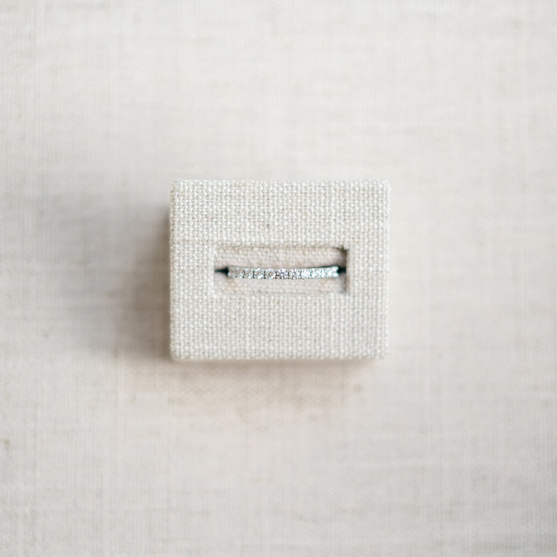 French Set Diamond Eternity Band