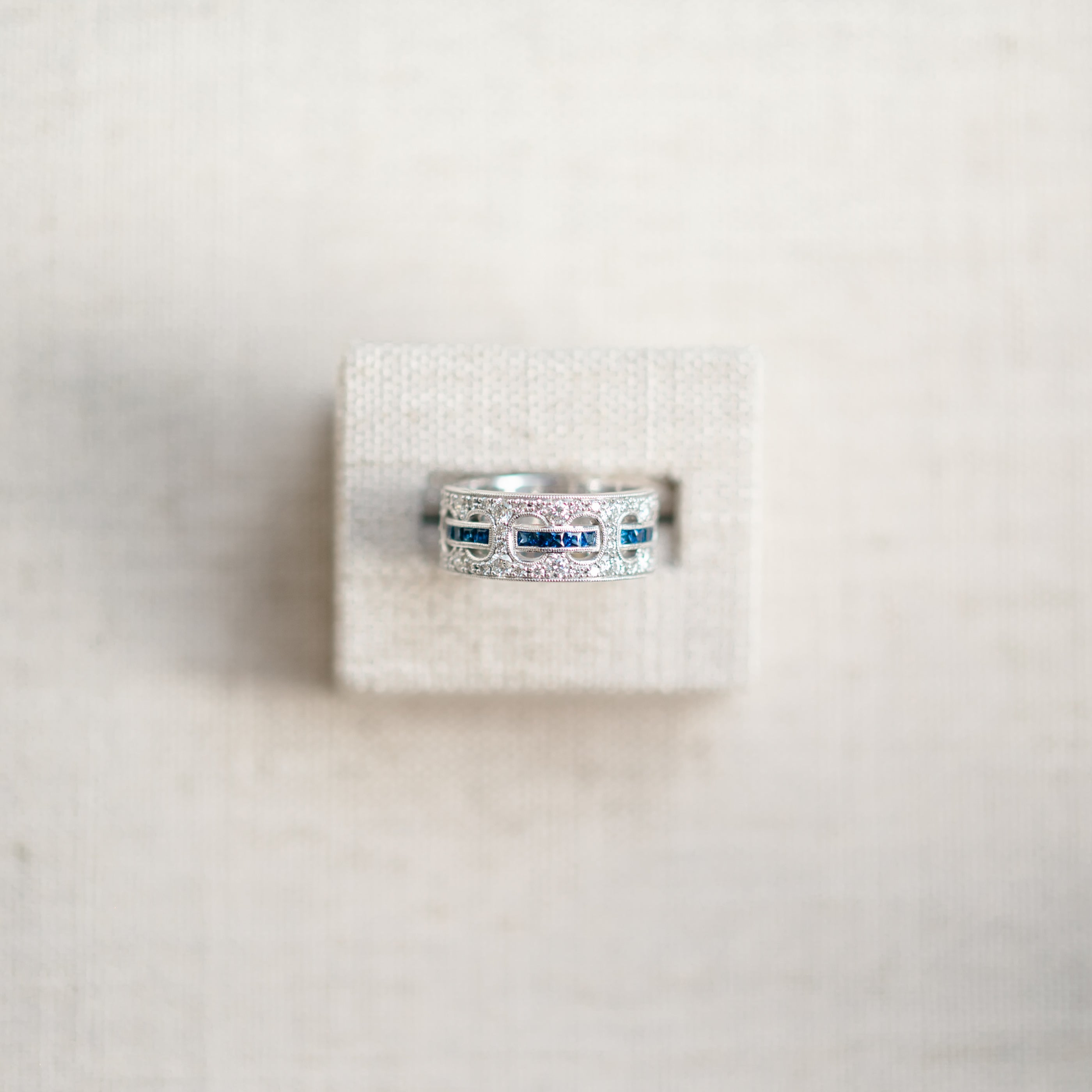 Diamond and Sapphire Band