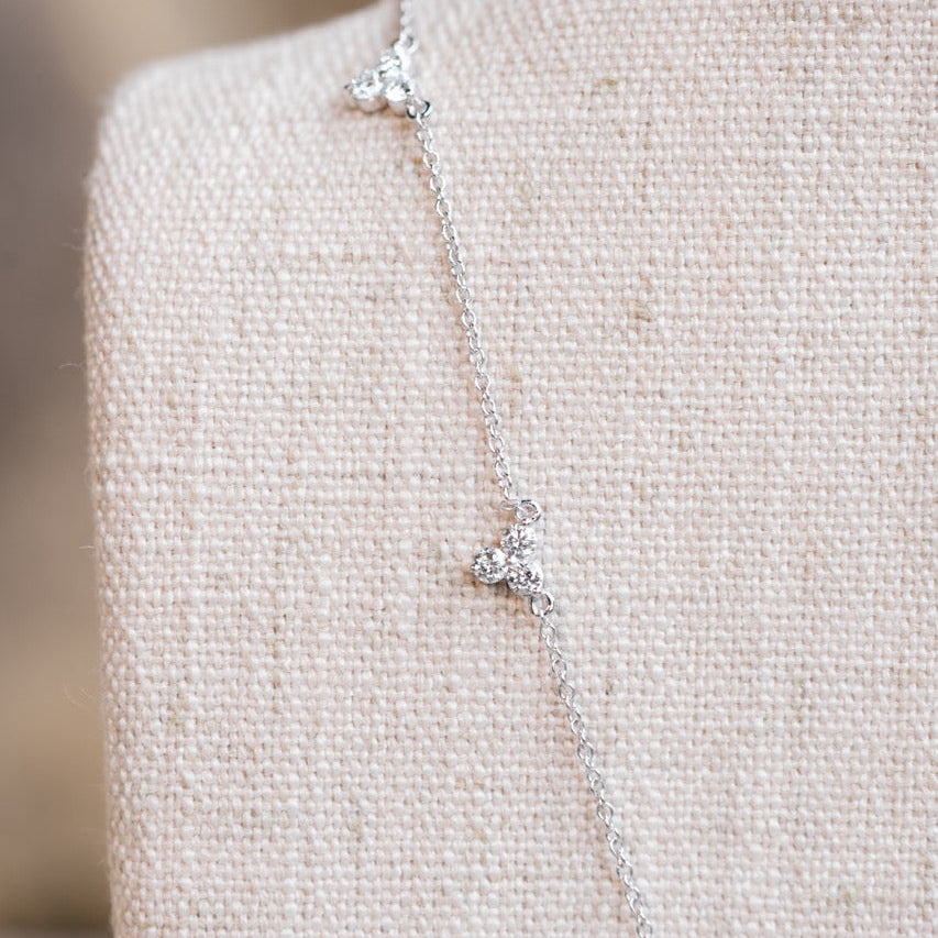 Kylie necklace white gold
