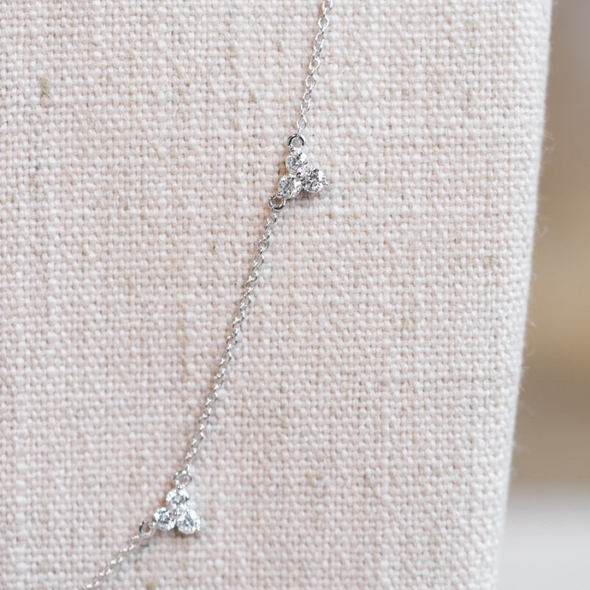 Kylie necklace white gold