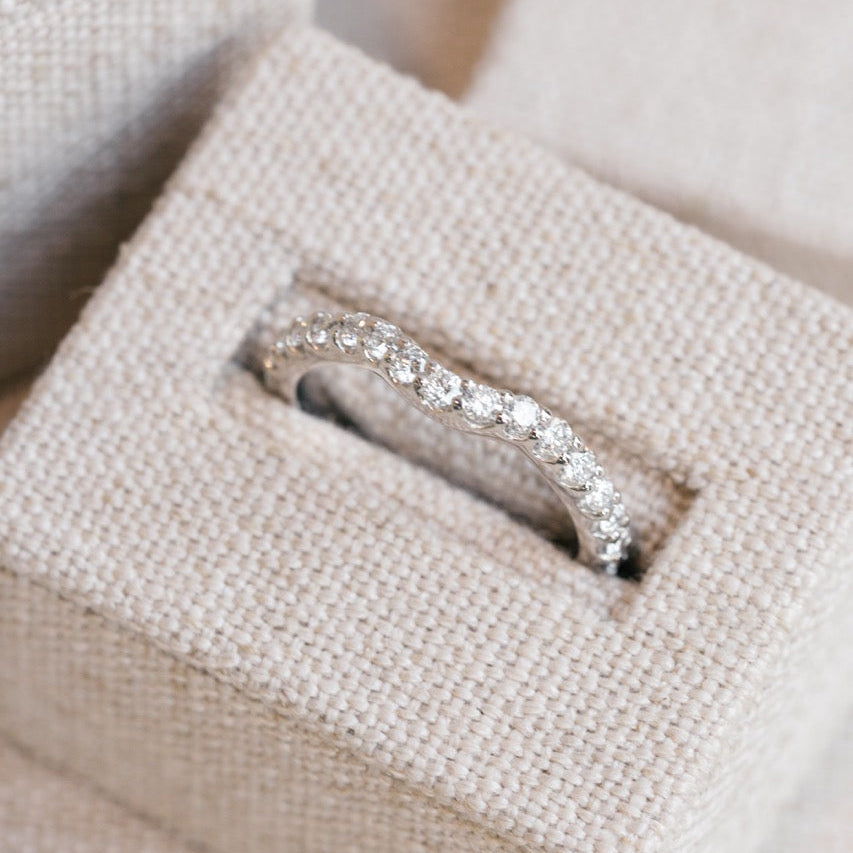 Curved Diamond Band