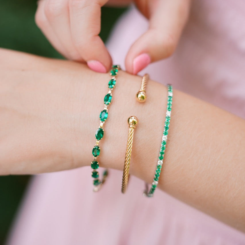 14k yellow gold filled cuff bracelet