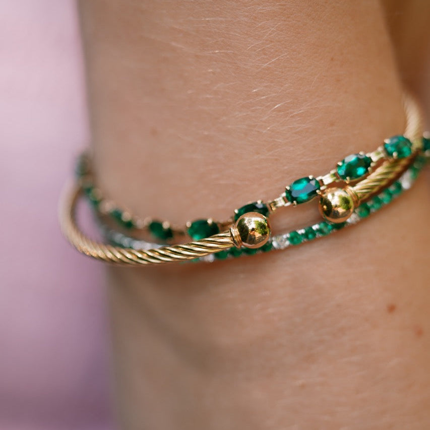 14k yellow gold filled cuff bracelet