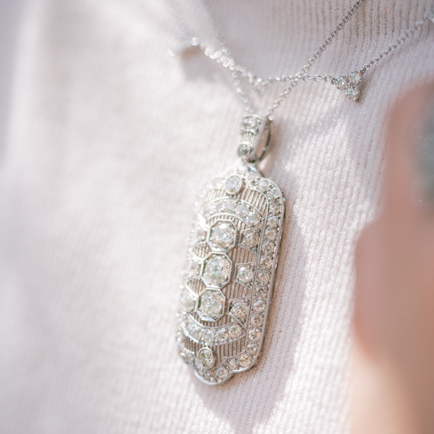 Art Deco Diamond Necklace