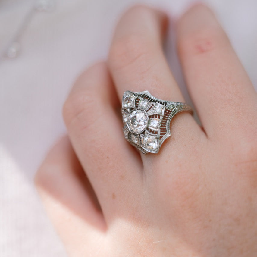 antique diamond ring