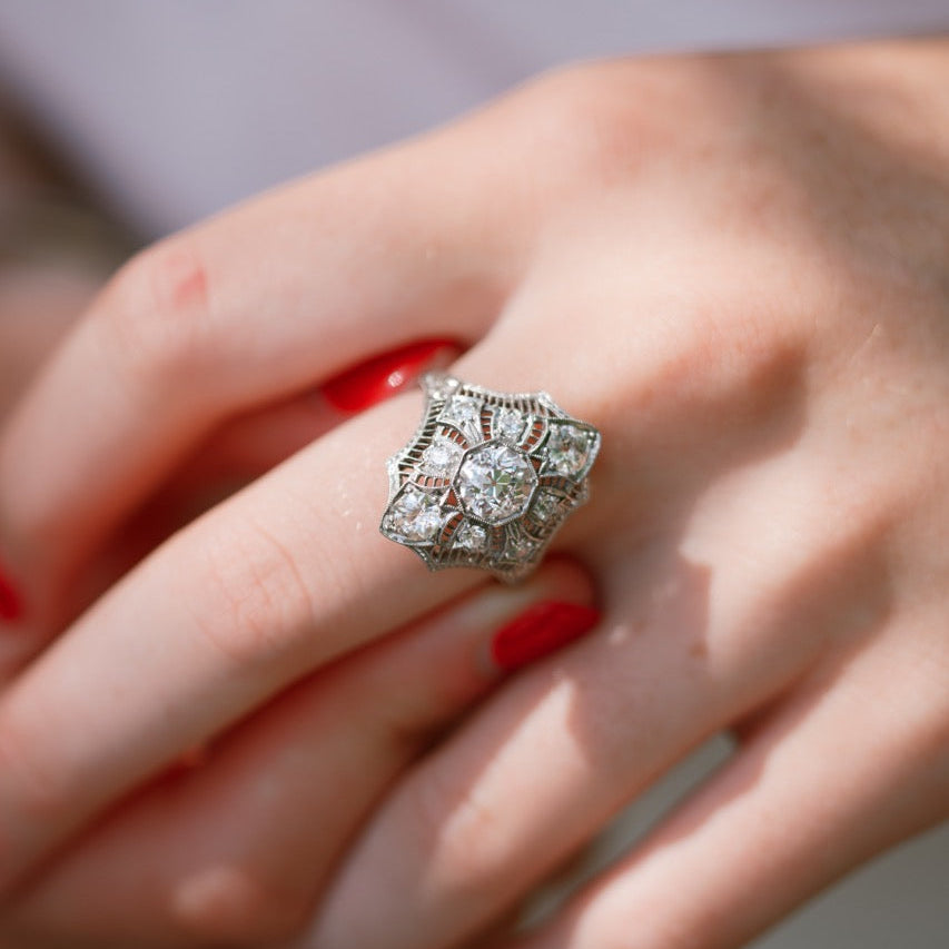 antique diamond ring