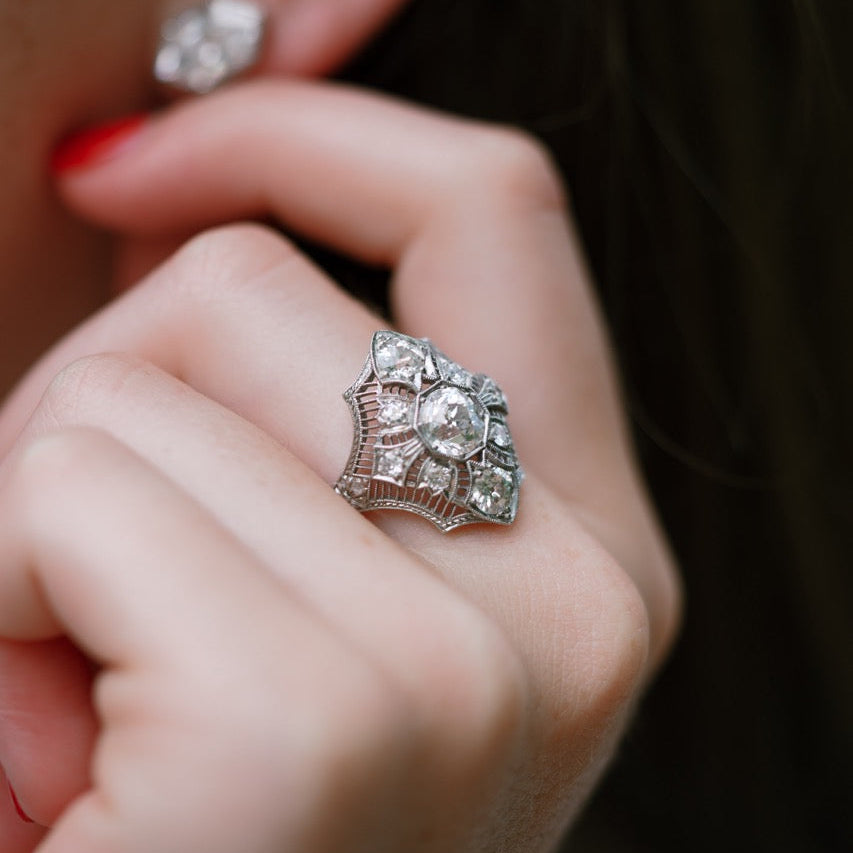 antique diamond ring
