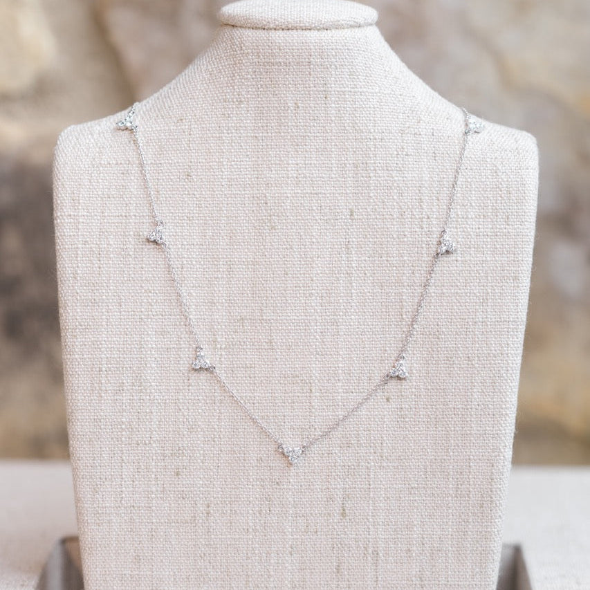 Kylie necklace white gold