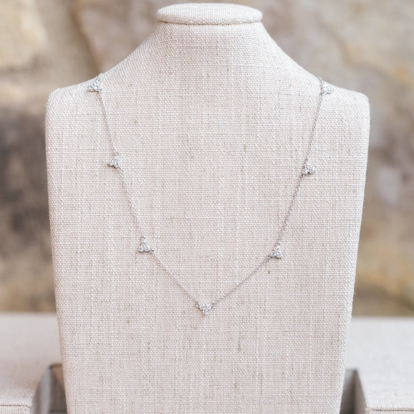 Kylie necklace white gold