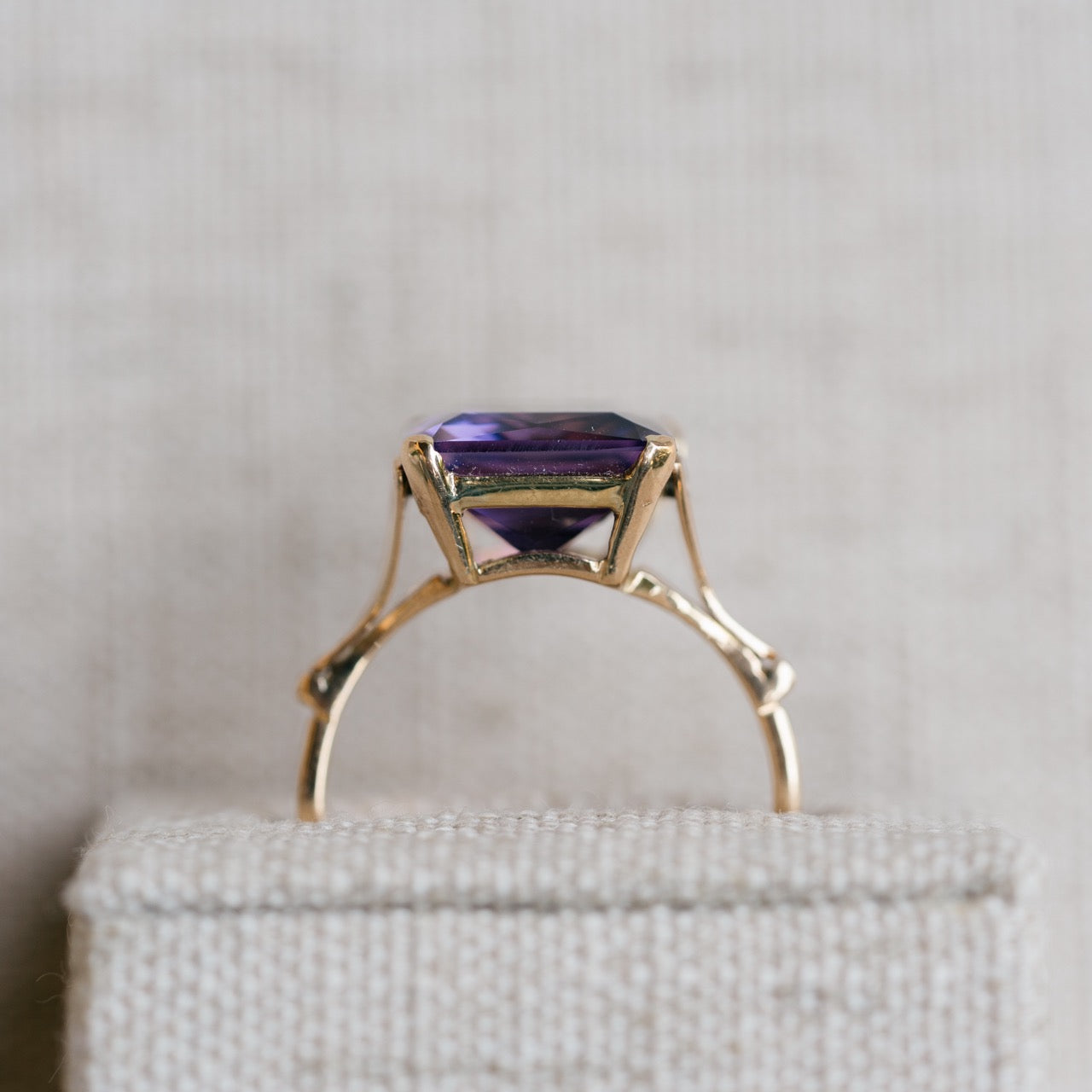 vintage amethyst ring