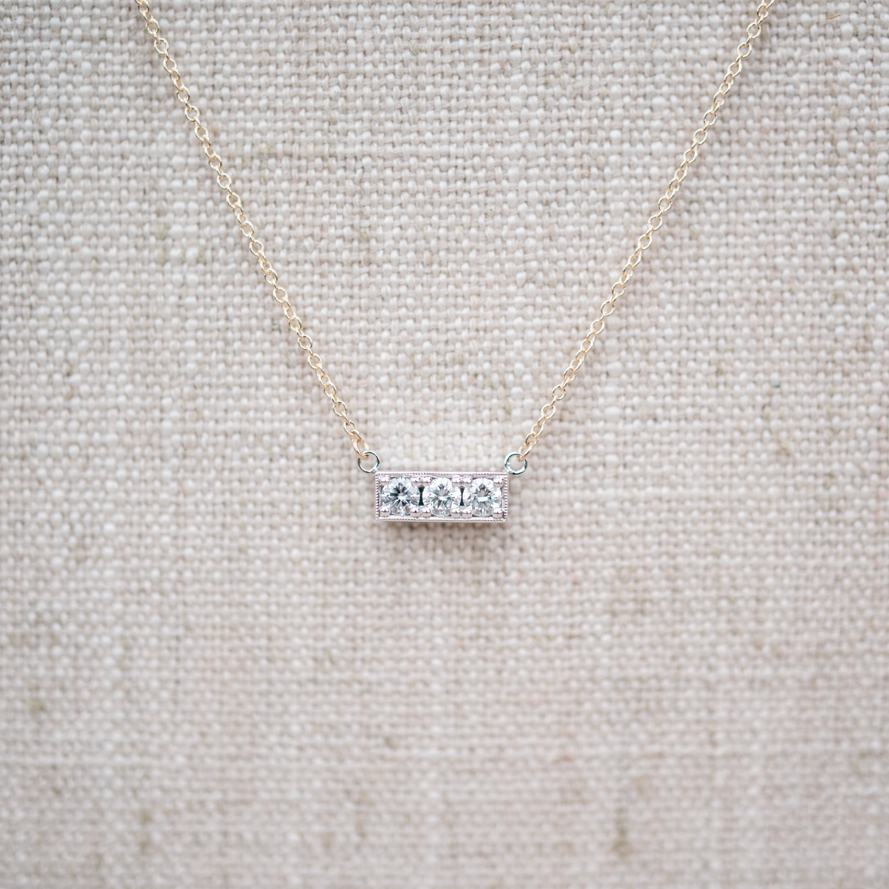 Reese necklace, yellow gold