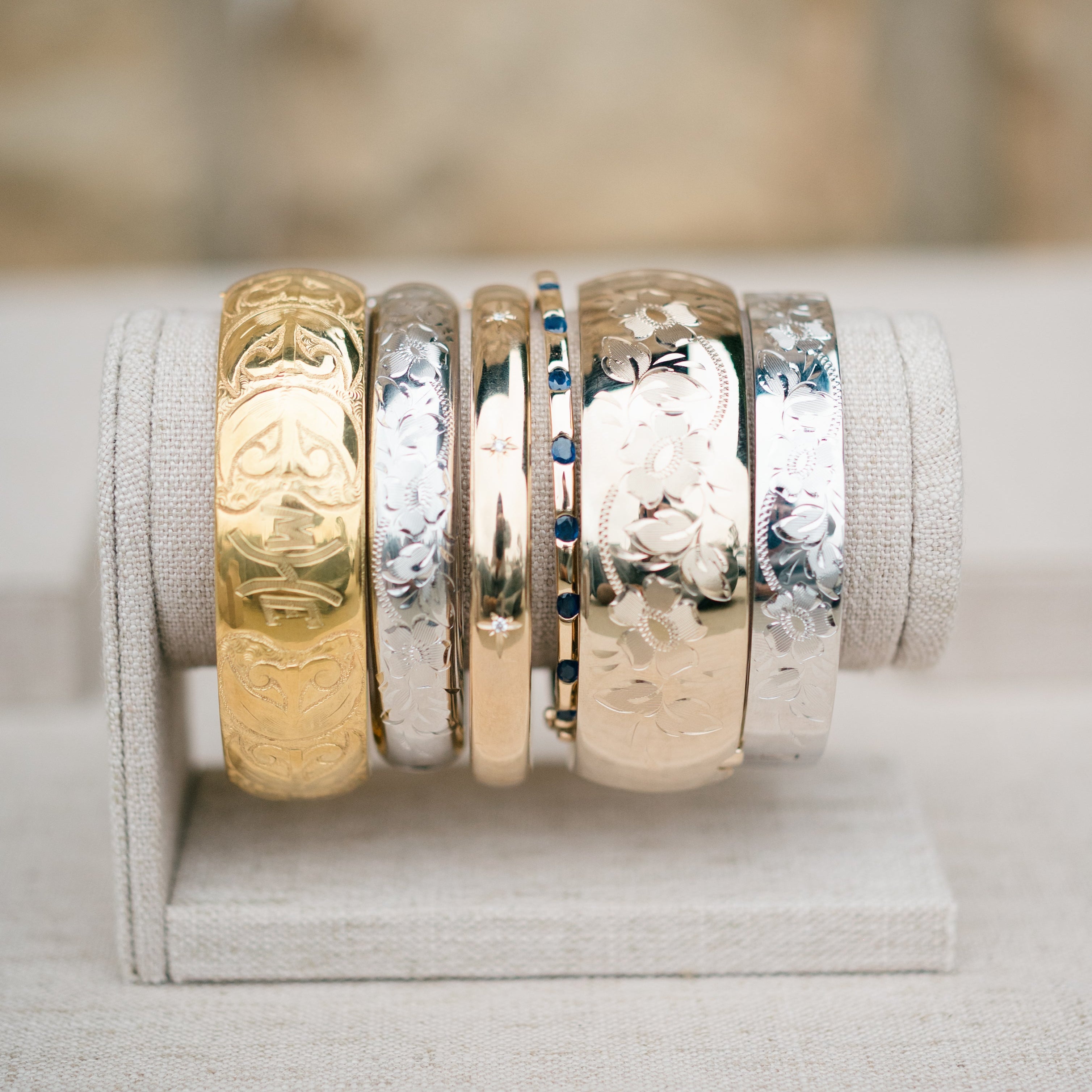 Sapphire station bangle