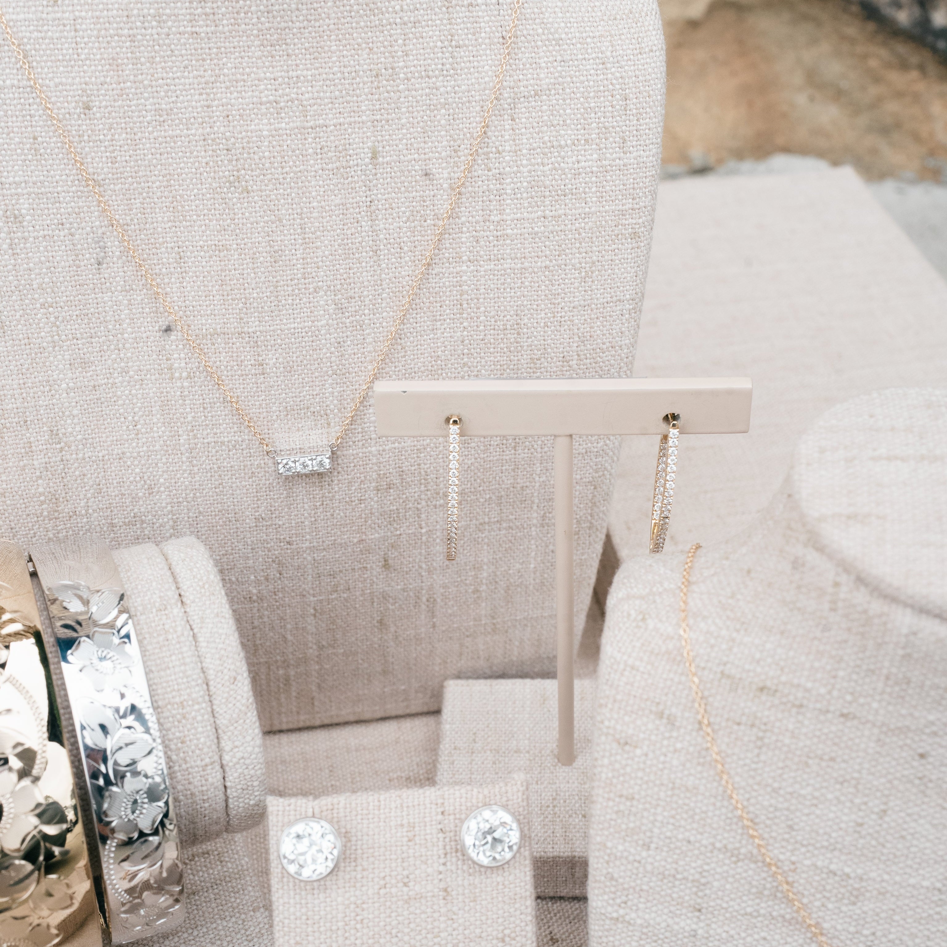 Reese necklace, yellow gold