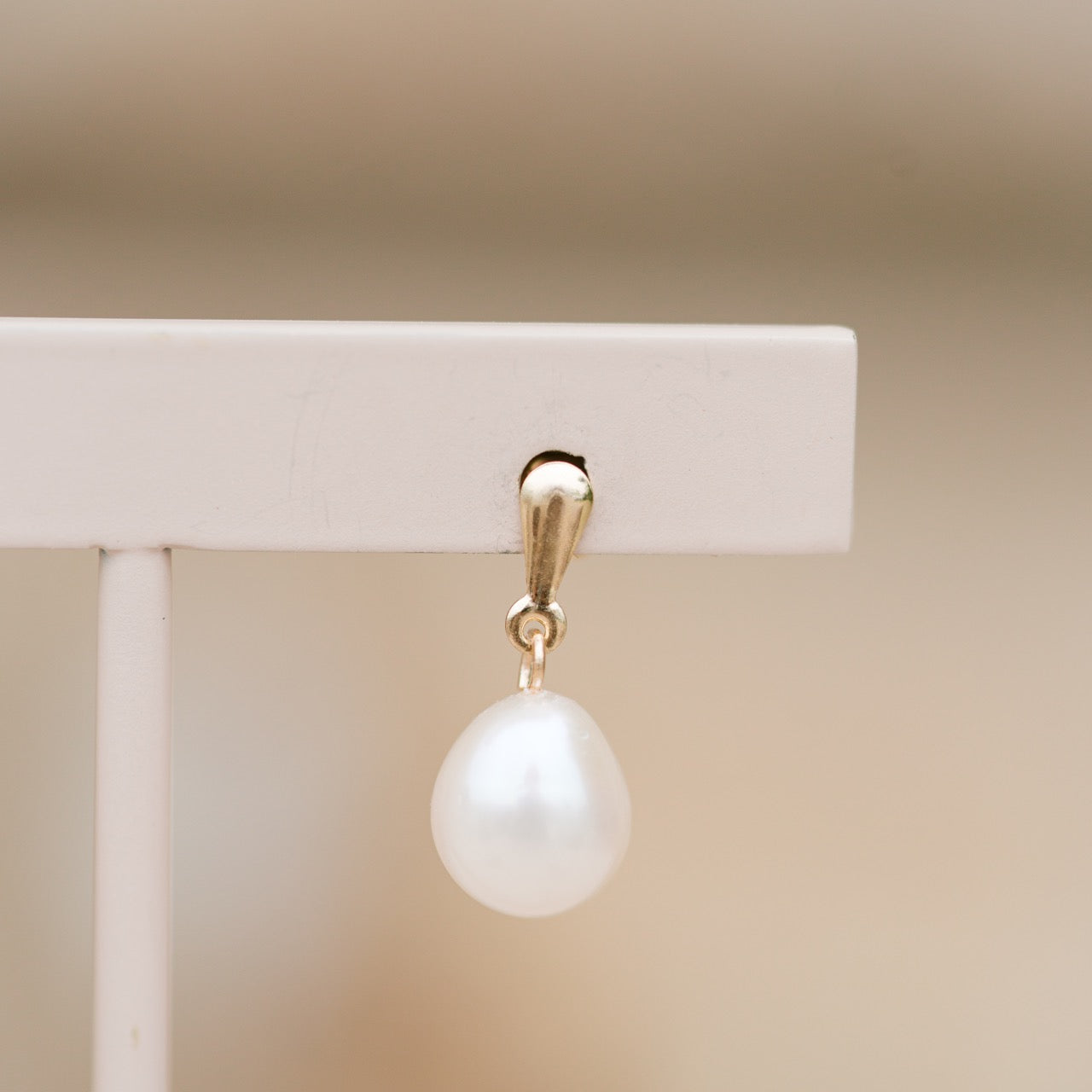 pearl dangle earrings