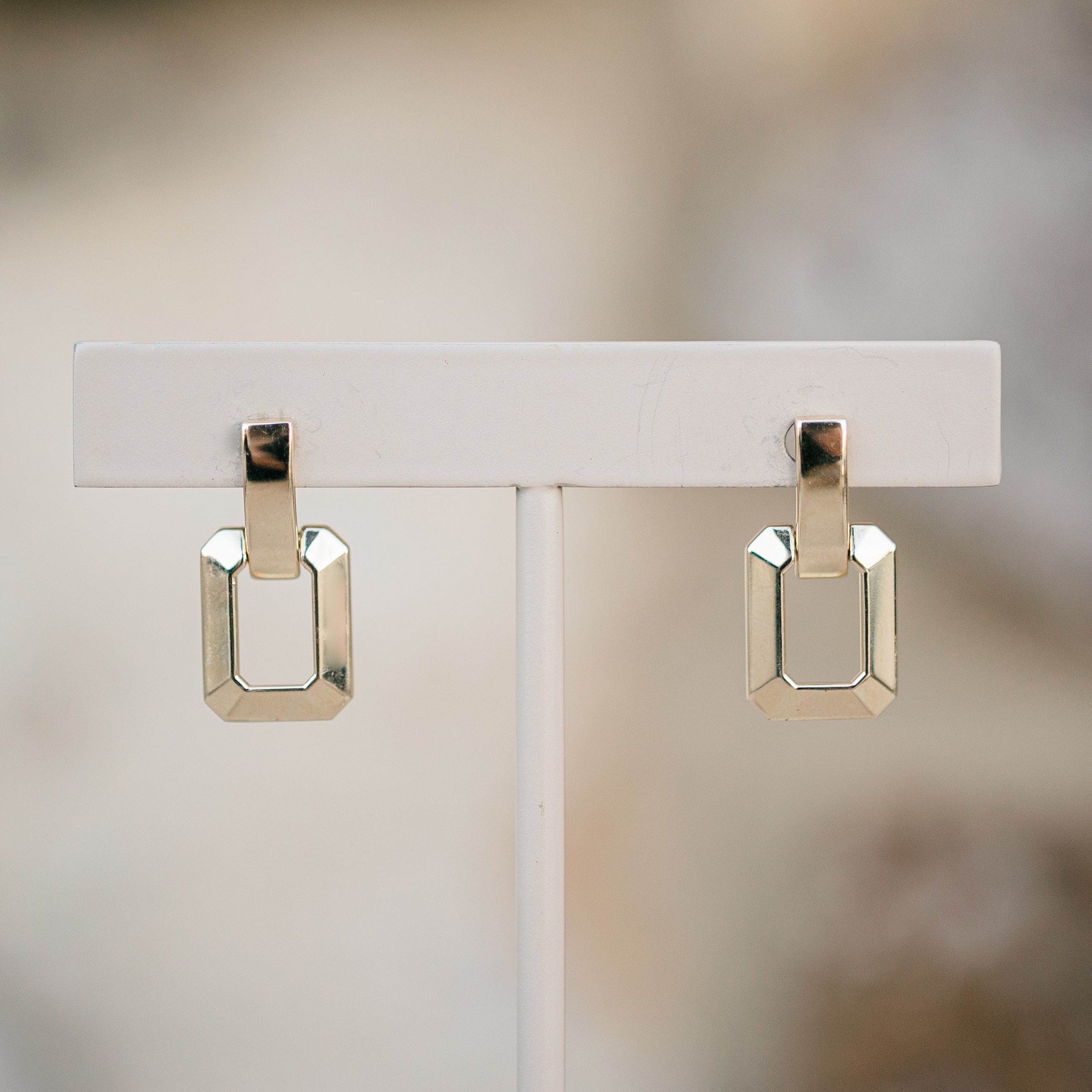 Geometric Drop Earrings