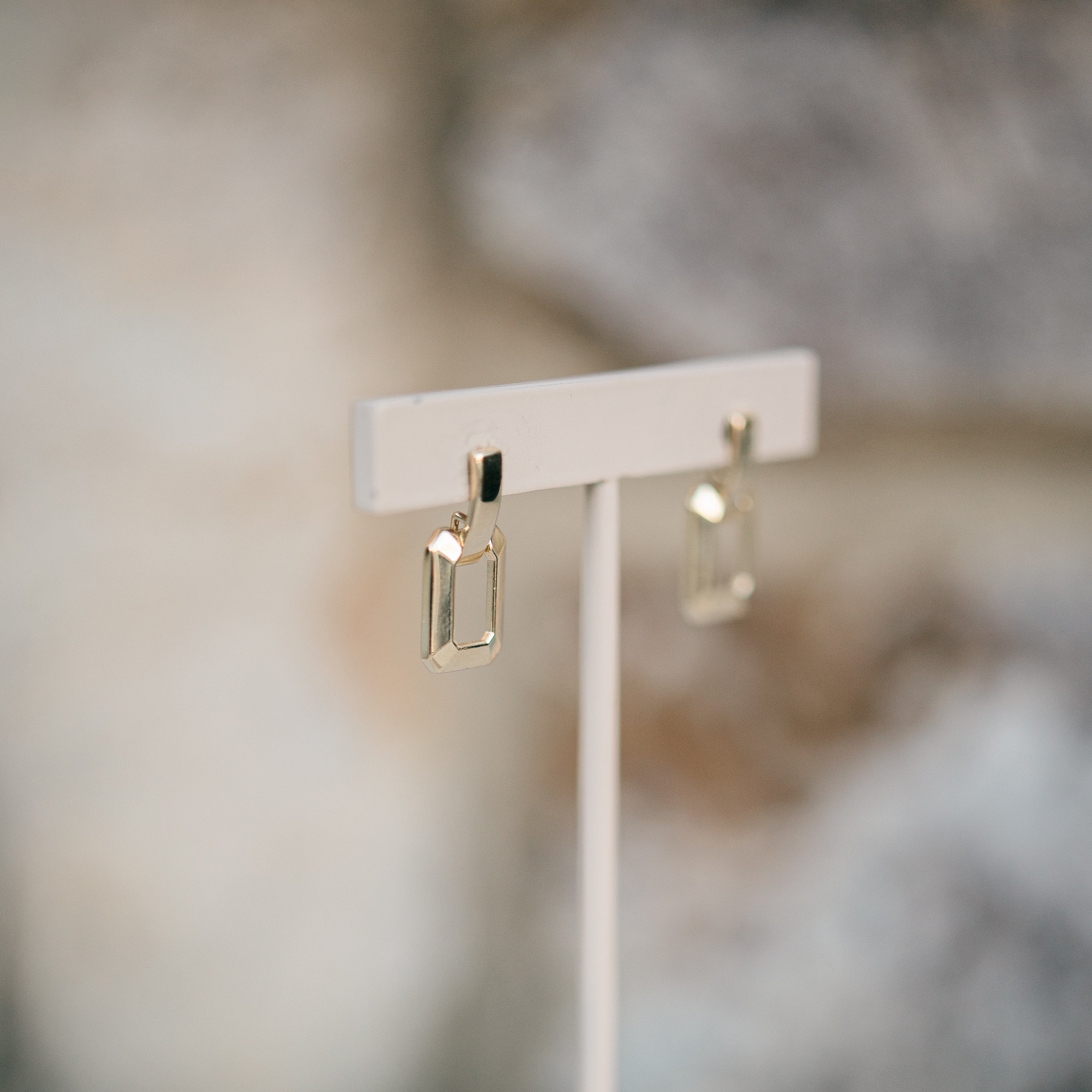 Geometric Drop Earrings
