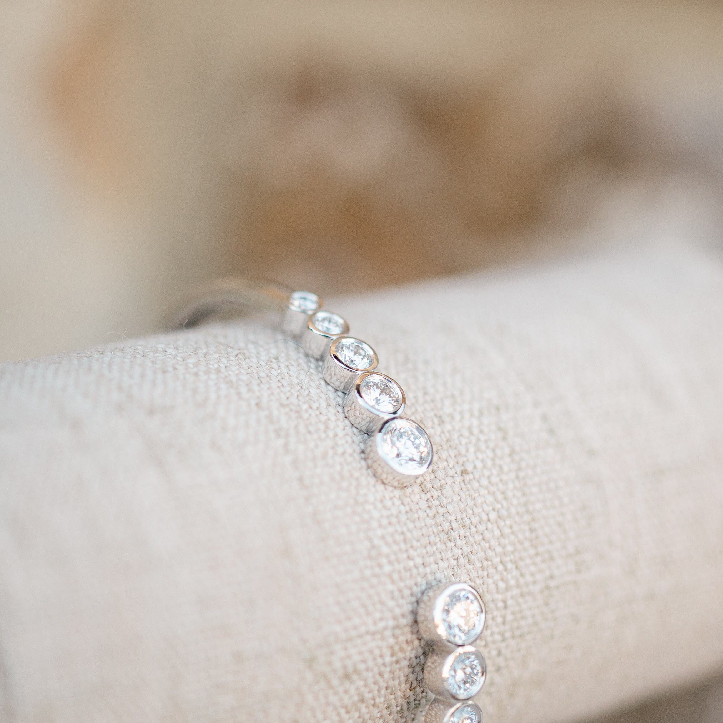 tapered diamond cuff bracelet