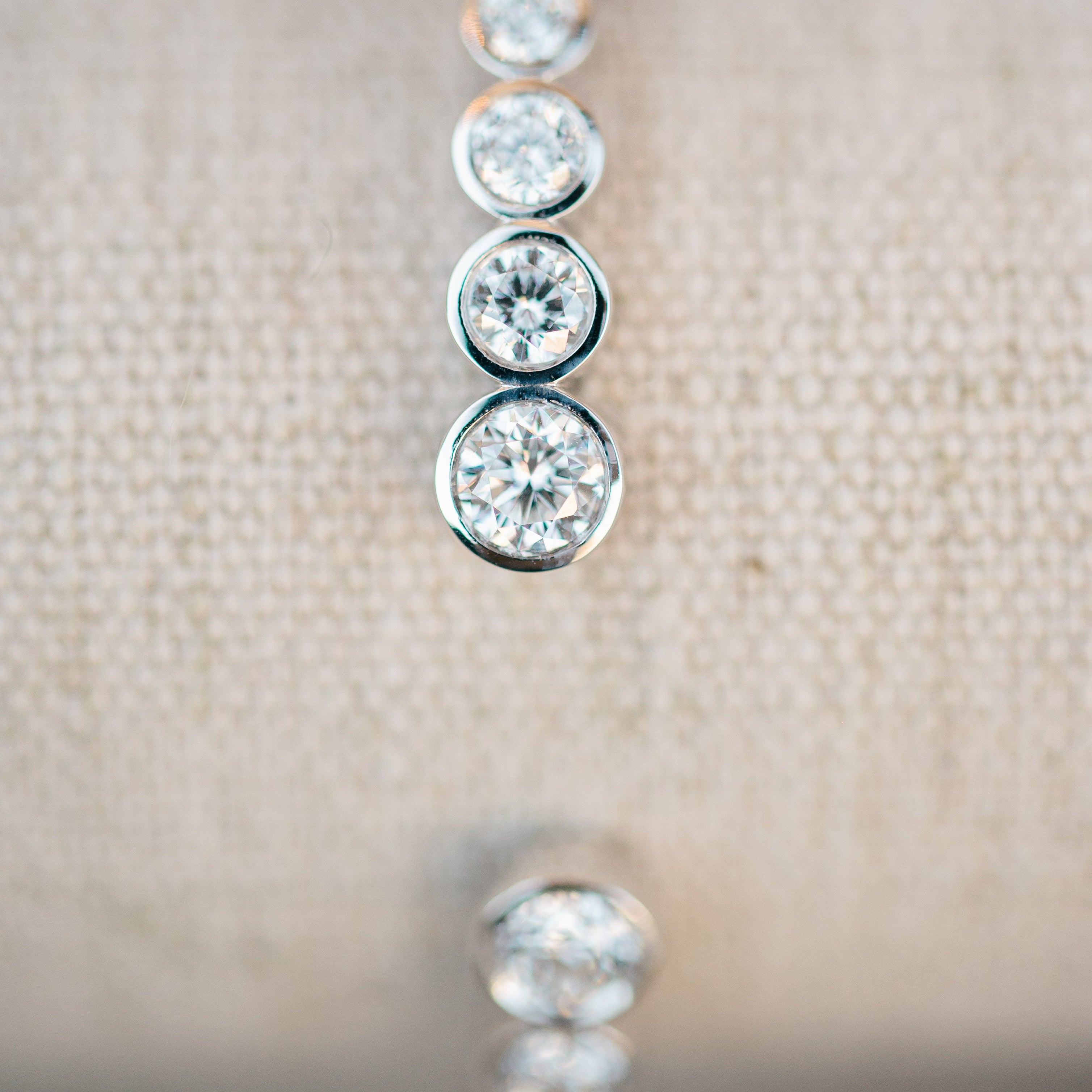 tapered diamond cuff bracelet