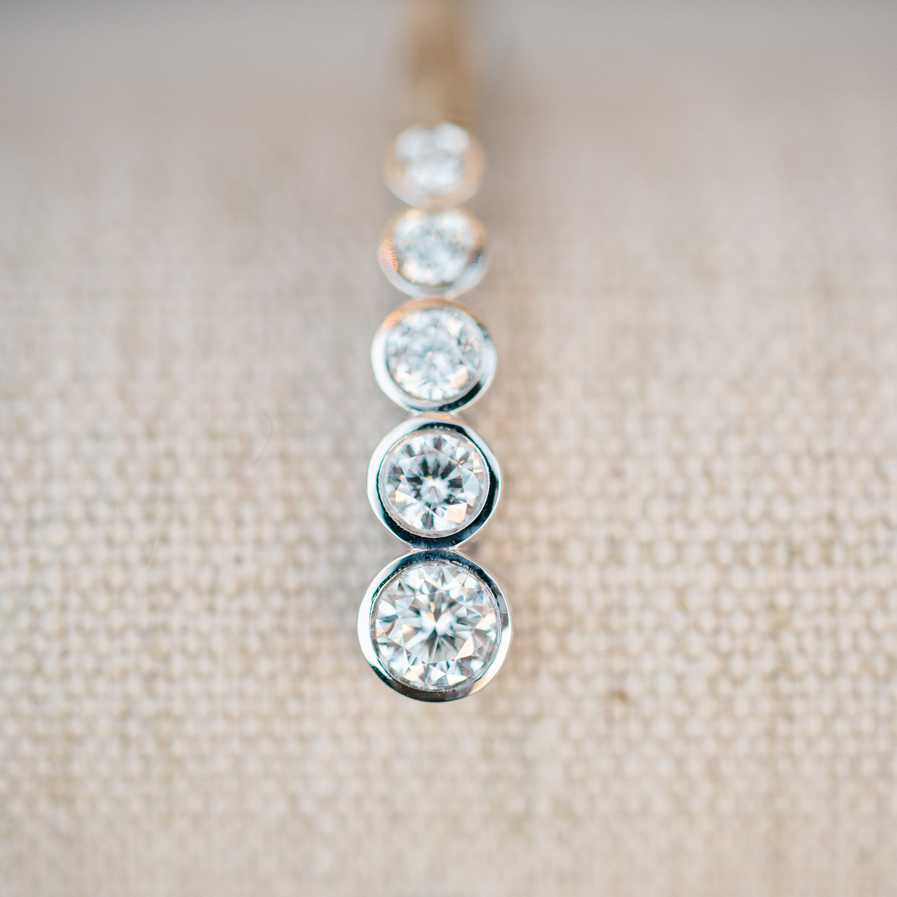tapered diamond cuff bracelet