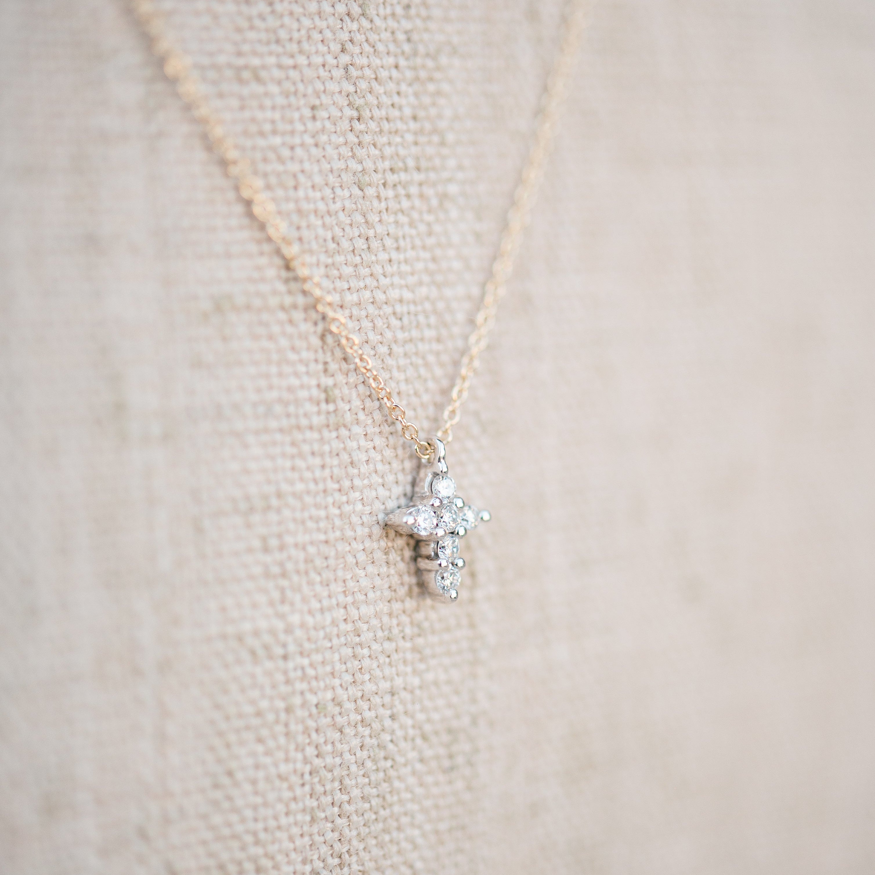 Julie necklace, mixed metal