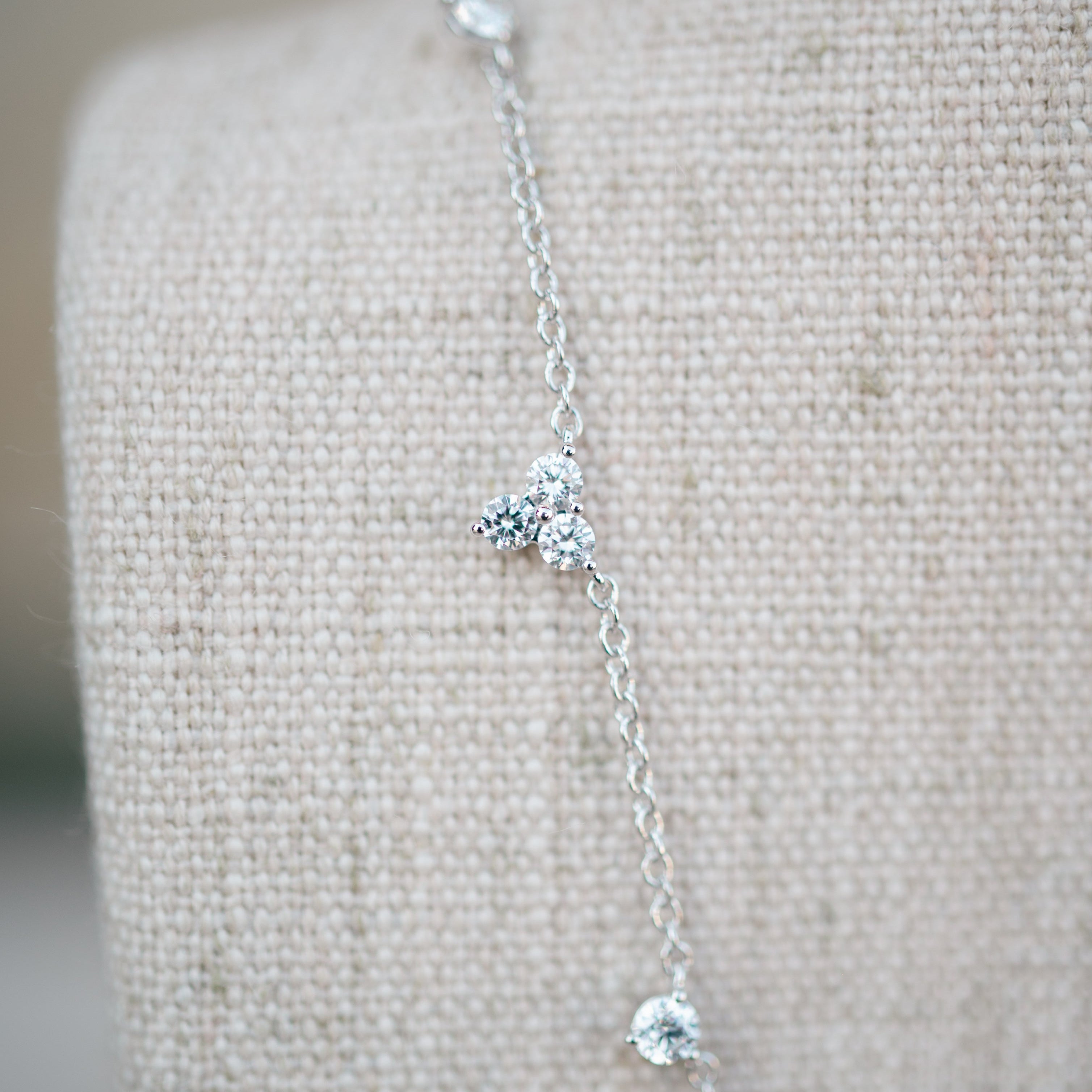 Kaitlan necklace, White Gold