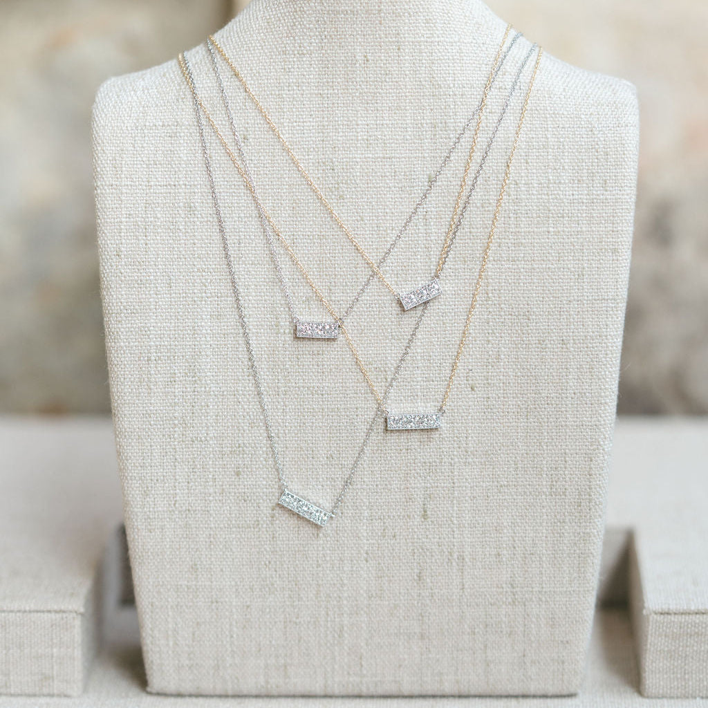 Reese necklace, white gold