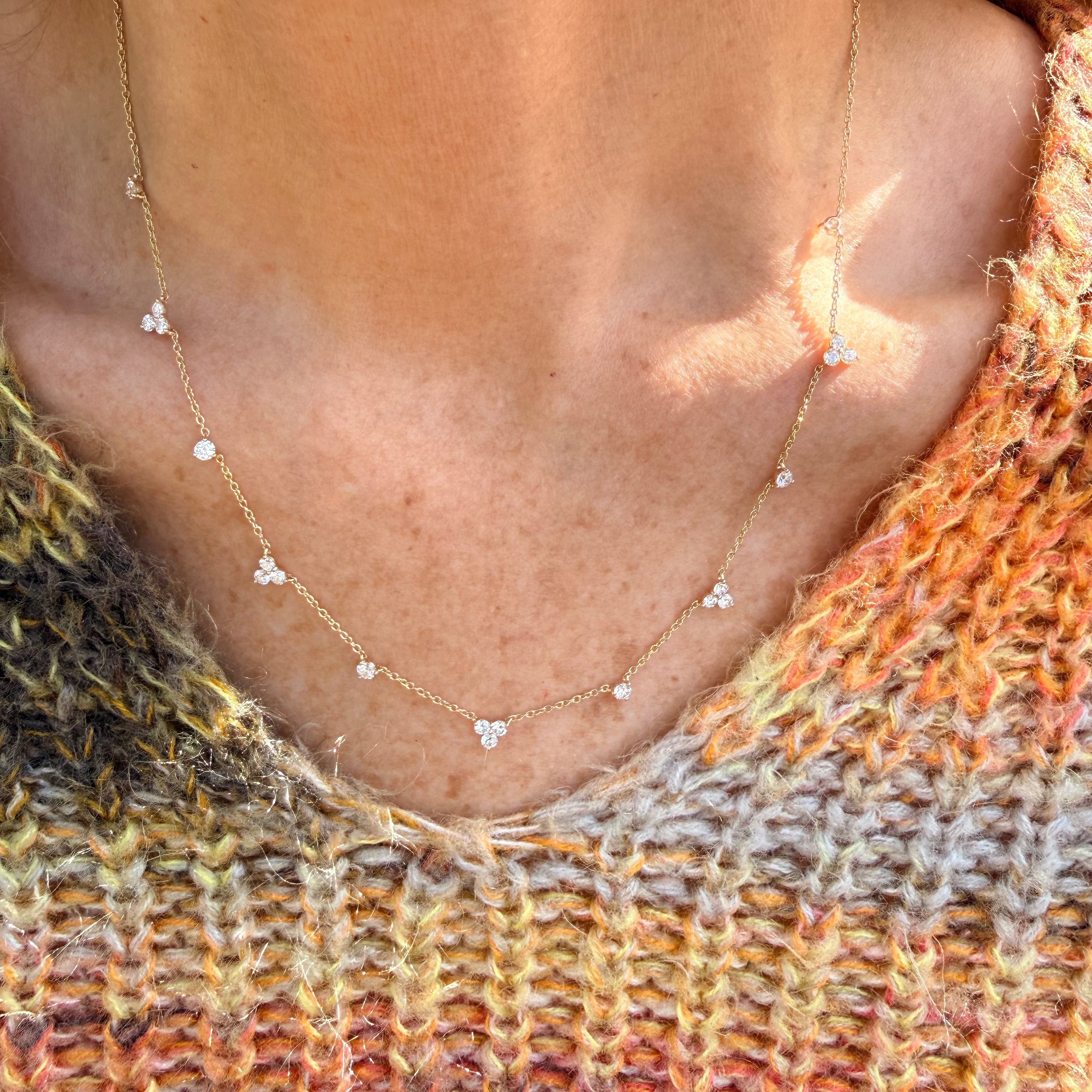 Kaitlan necklace, Yellow Gold
