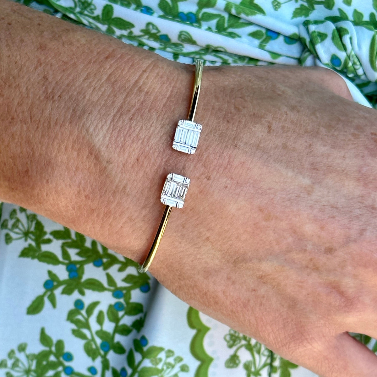 Diamond Mosaic Cuff