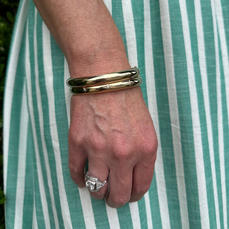 High Polished Adult Bangle