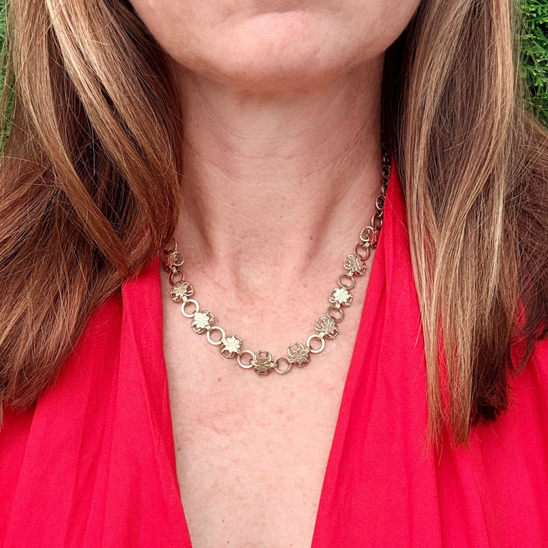 Gold filled flower chain