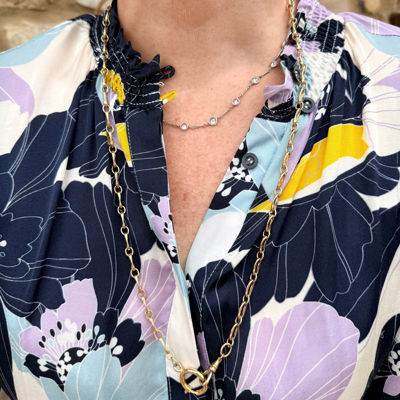 Vintage gold filled 26.5 inch chain