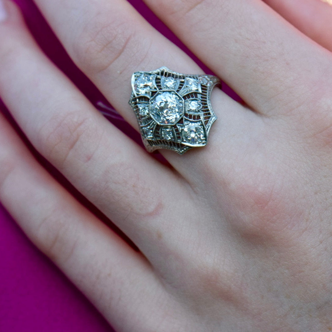 antique diamond ring