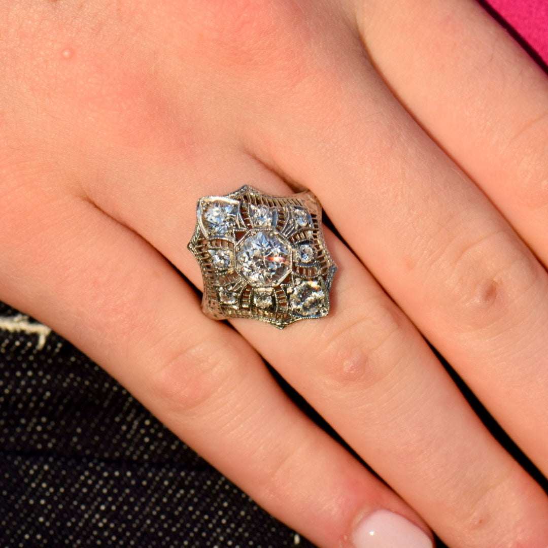 antique diamond ring