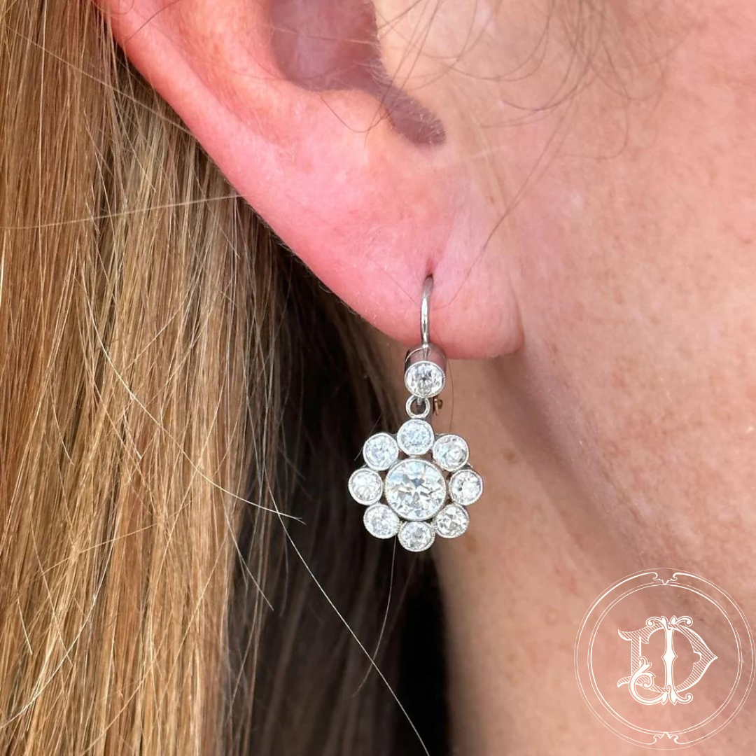 Vintage Diamond Dangles