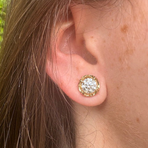 Buttercup Lab grown diamond Earrings