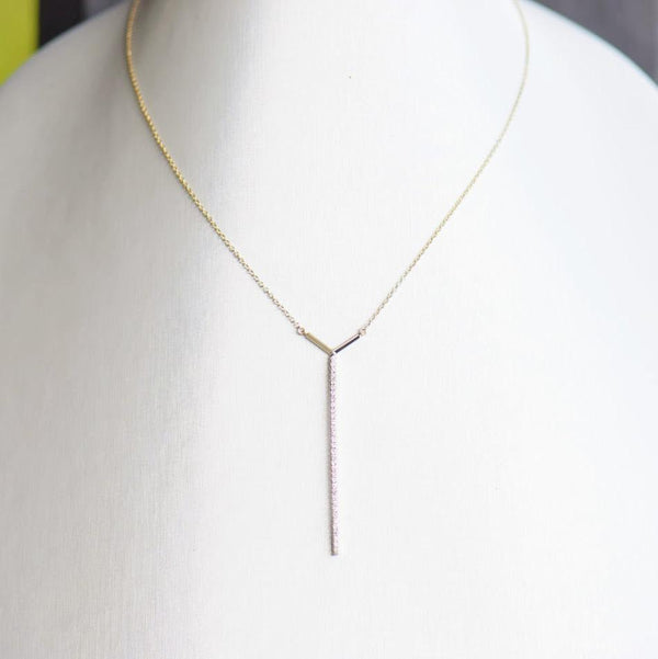 Diamond Line Necklace