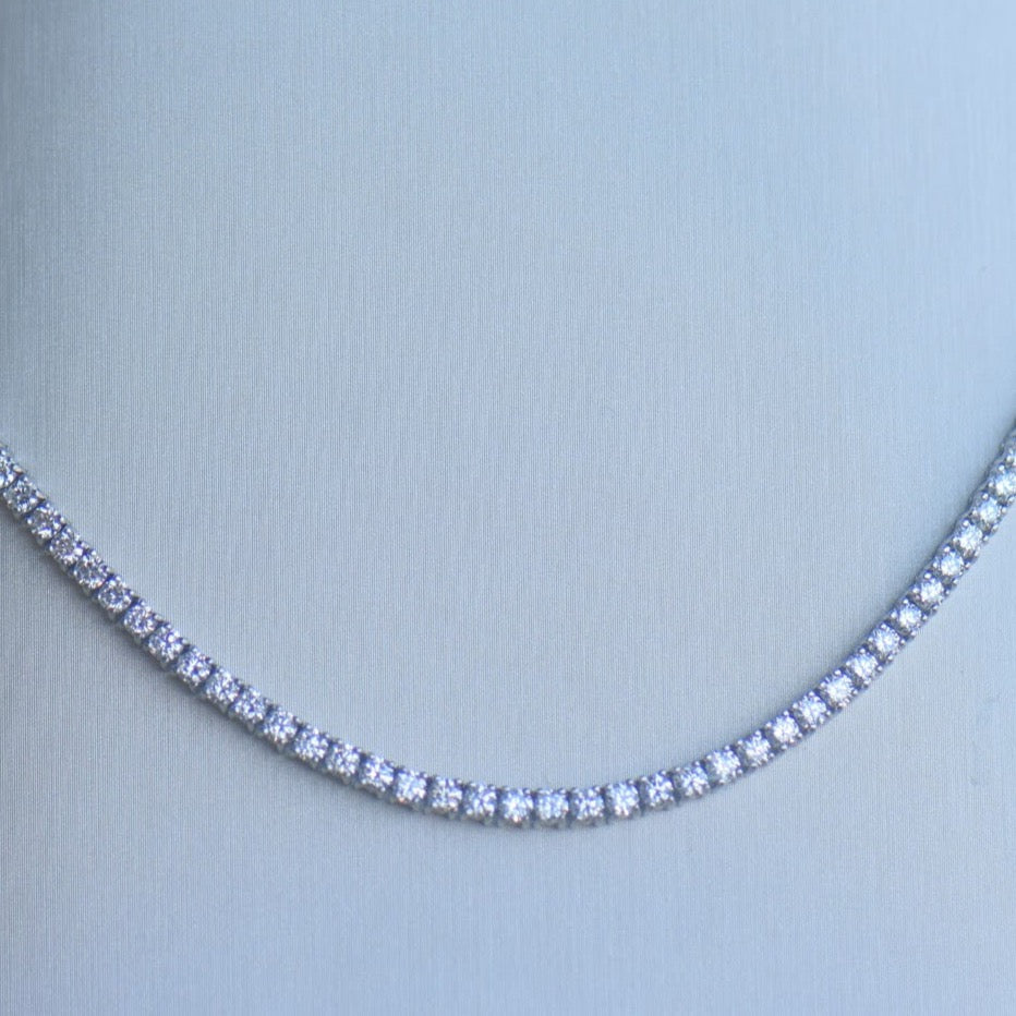 Lab Grown Diamond Tennis Necklace
