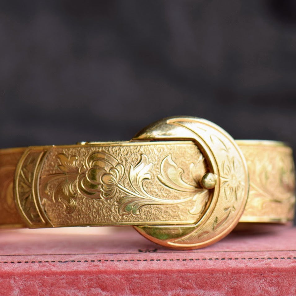 Victorian Buckle Bangle