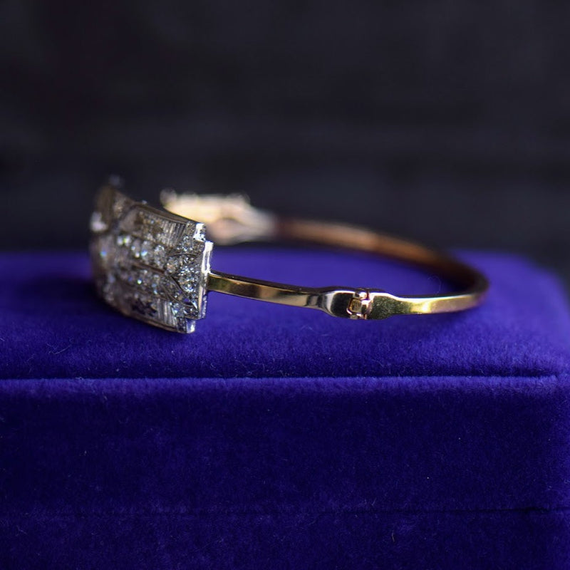 Antique Diamond Bangle