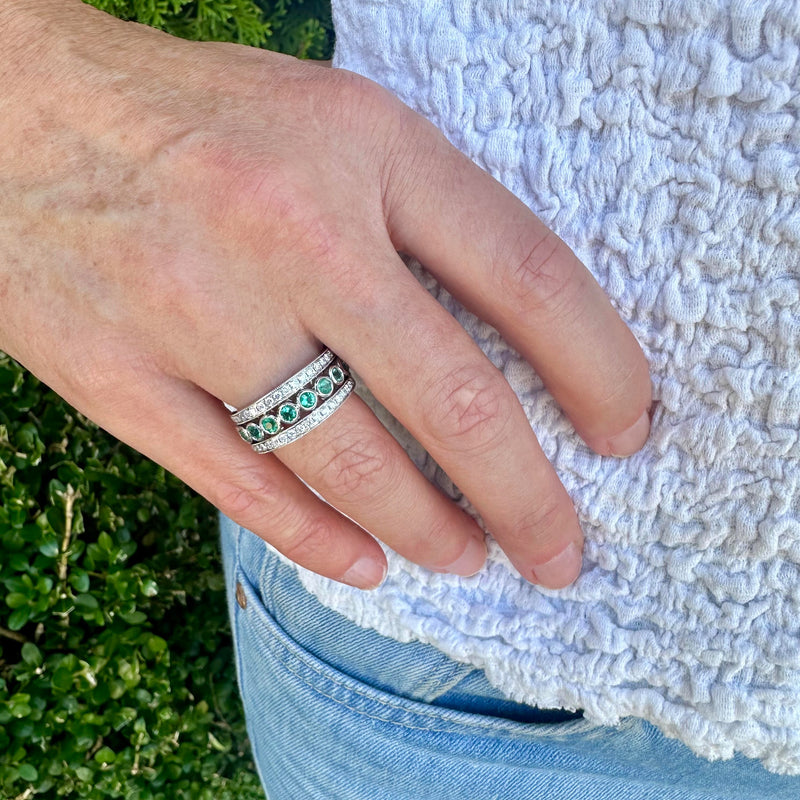 Emerald and Diamond Band