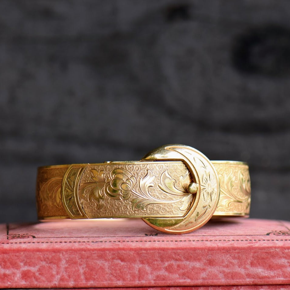 Victorian Buckle Bangle