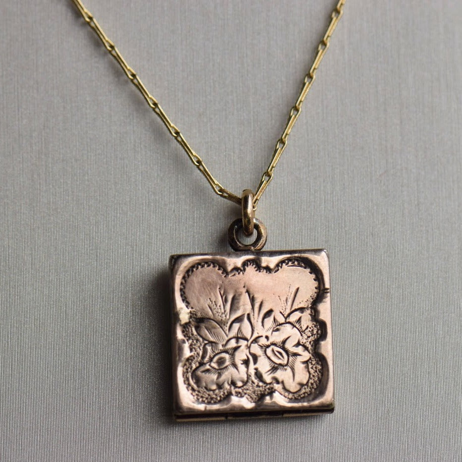 Vintage Square Locket