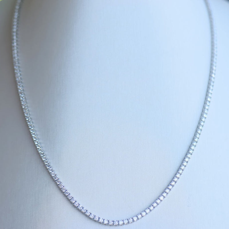 Lab Grown Diamond Tennis Necklace