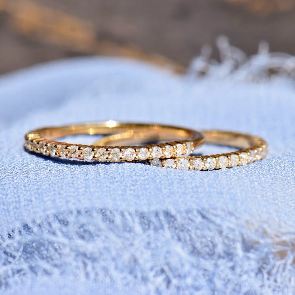Yellow Gold Diamond Half Eternity