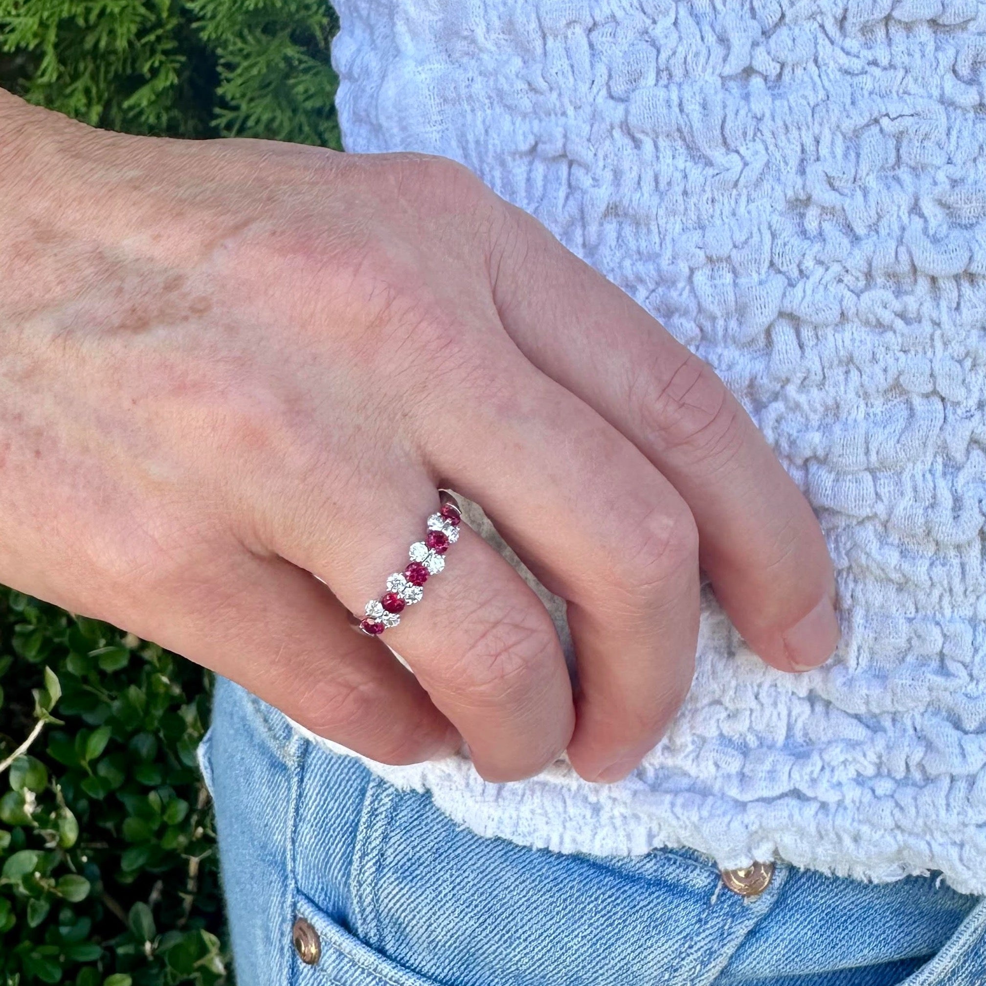 Diamond and Ruby Band