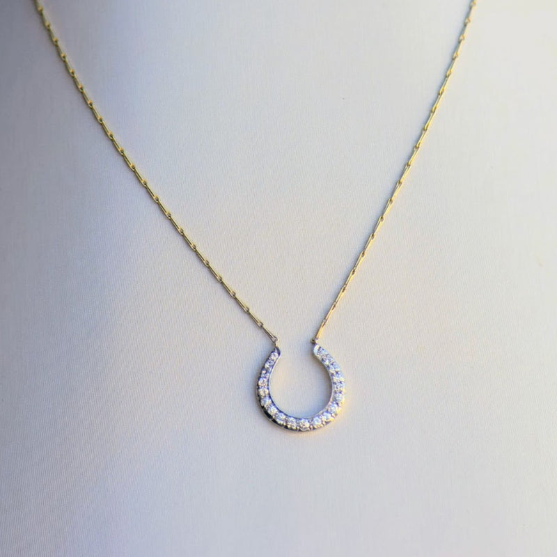 Tiffany and Company diamond horseshoe necklace
