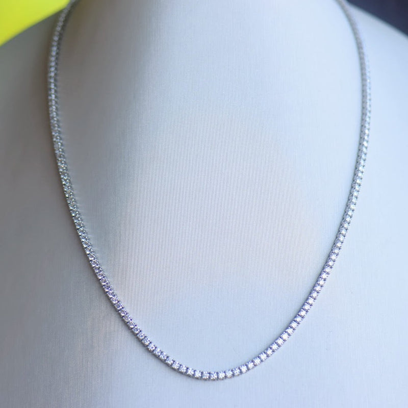 Lab Grown Diamond Tennis Necklace