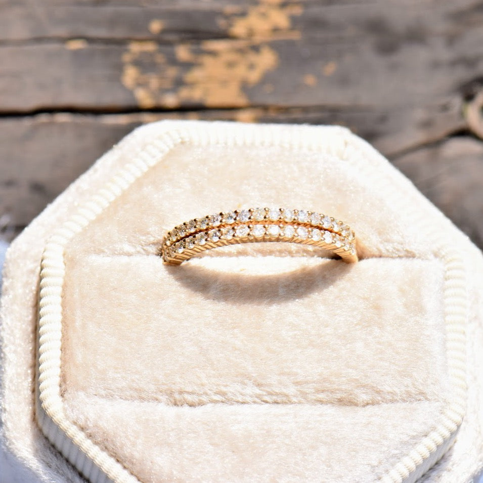 Yellow Gold Diamond Half Eternity