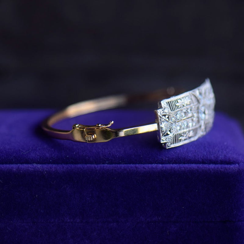 Antique Diamond Bangle